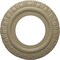 Ekena Millwork Claremont Ceiling Medallion (Fits Canopies up to 5 5/8"), 9"OD x 4 1/2"ID x 1/2"P, Gobi Desert CM09CLGDF - alternate 1